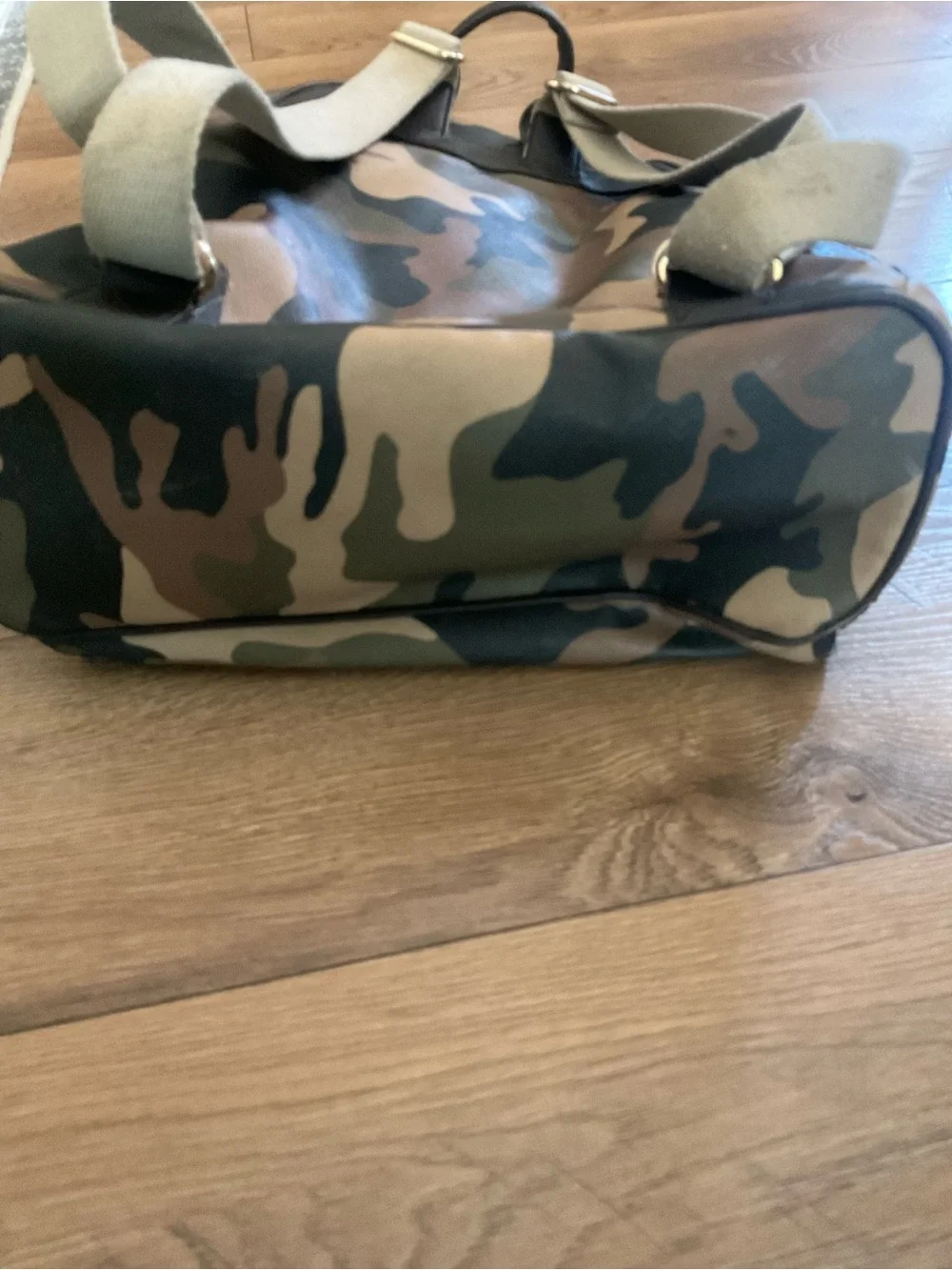 Michael Kors Camo Print Men's Backpack - Green/Brown